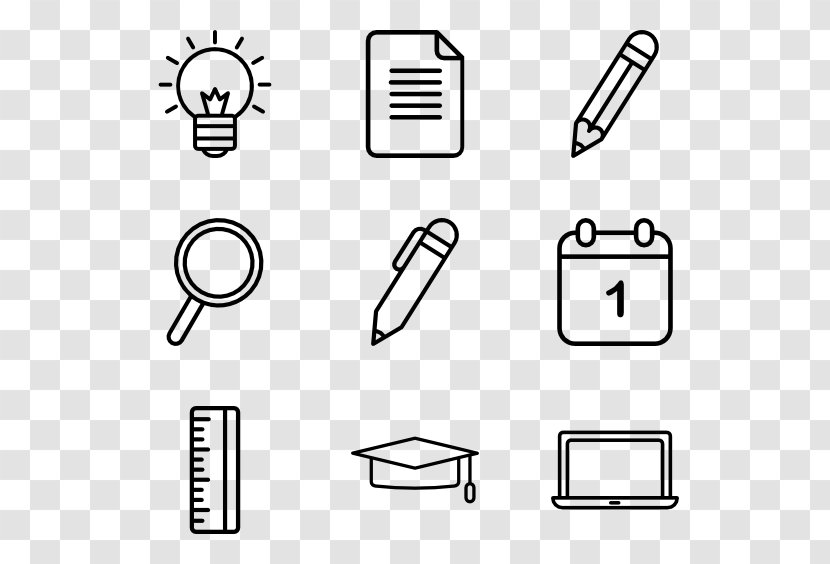 Education Paper - Black - Earn Money Icon Transparent PNG