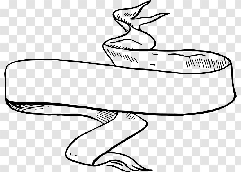Banner Drawing Ribbon Paper Clip Art - Beak - Details Page Transparent PNG
