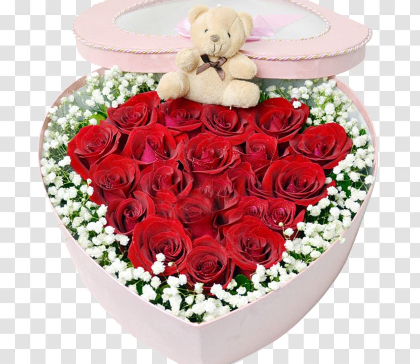 Flower Delivery Singapore - Blue Rose - FlowerAdvisor GiftFlowers Red Roses Bear Gift Transparent PNG