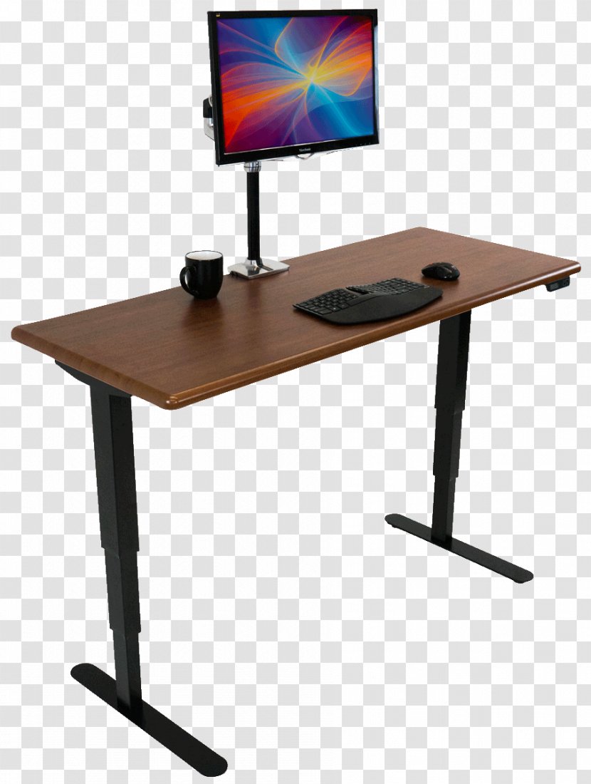 Standing Desk Table Computer - Varidesk Transparent PNG