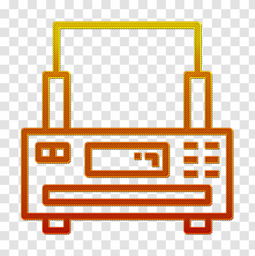 Printer Icon Tools And Utensils Icon Office Stationery Icon Transparent PNG