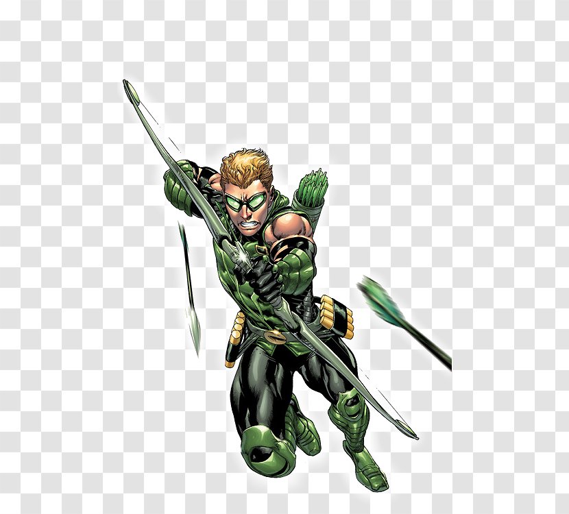 Green Arrow Lantern Superman Black Canary Batman - Mythical Creature Transparent PNG