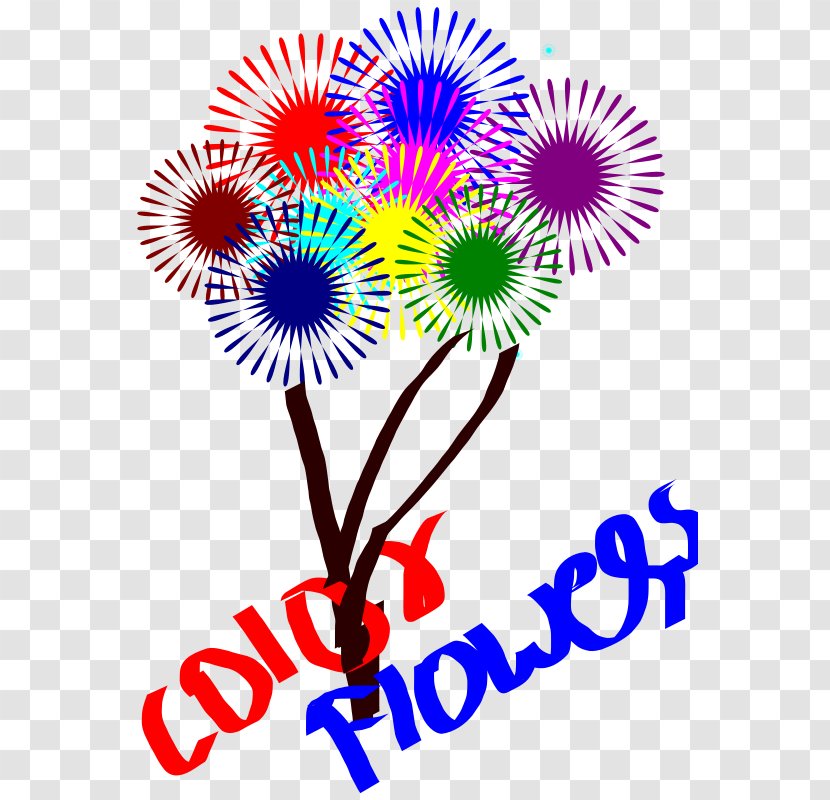 Holi Flower Clip Art - Flora Transparent PNG