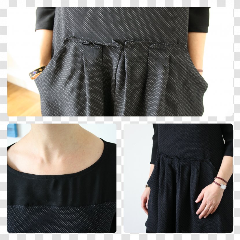 Little Black Dress Waist Shoulder Pattern - Neck Transparent PNG