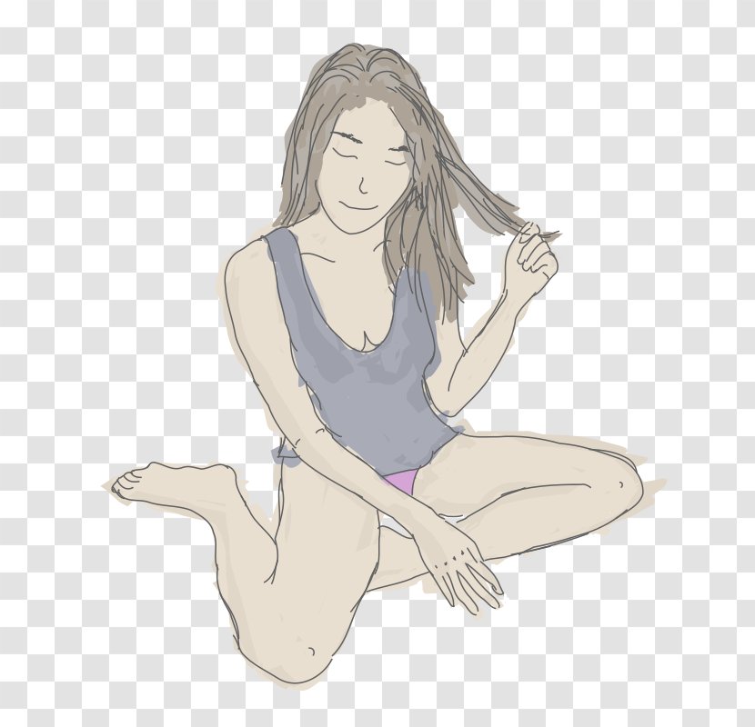 Drawing Woman - Cartoon Transparent PNG