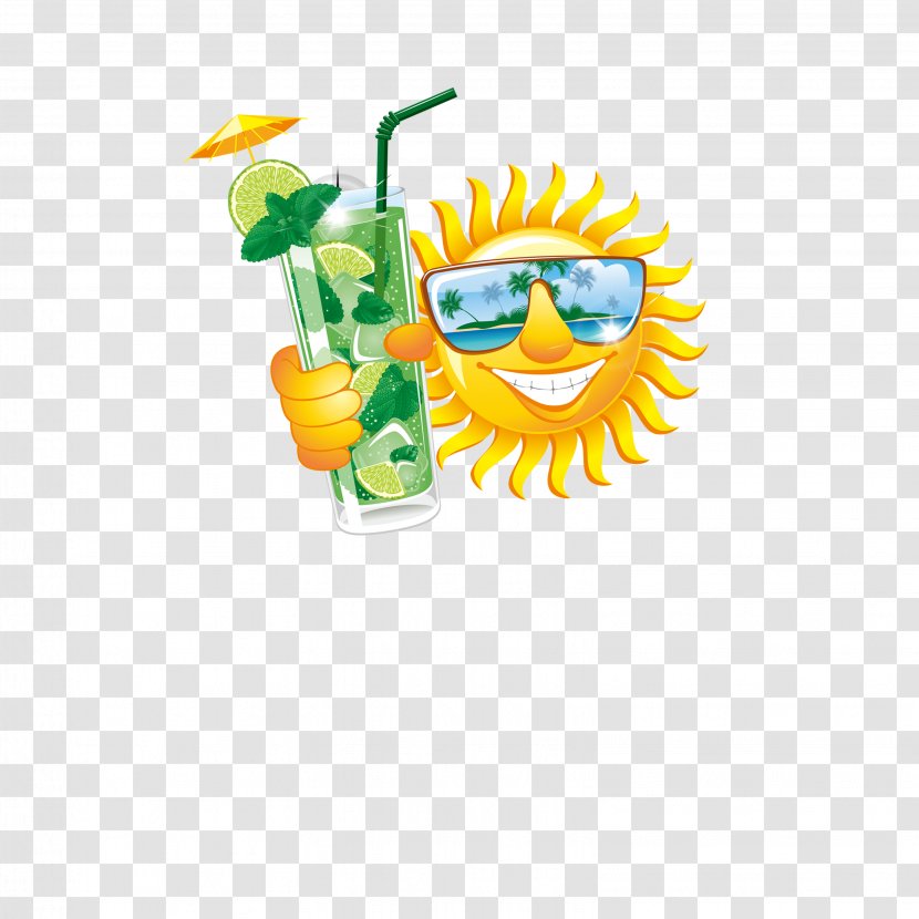 Summer Morning Clip Art - Smiley - Sun Would Transparent PNG