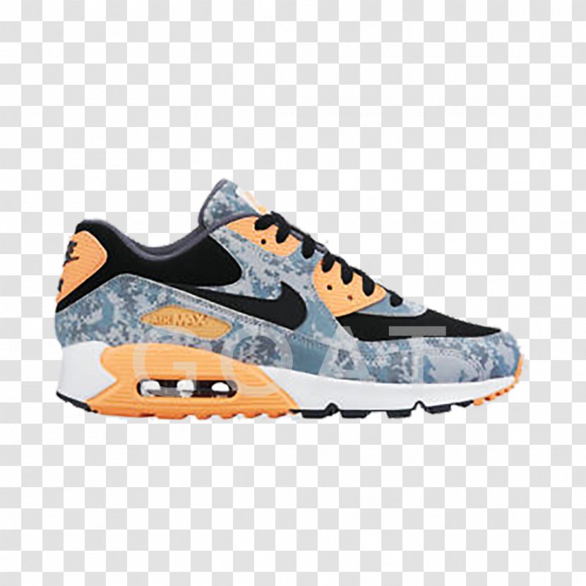 Sports Shoes Air Max 90 Digi Camo Blue Nike Presto - Sportswear Transparent PNG