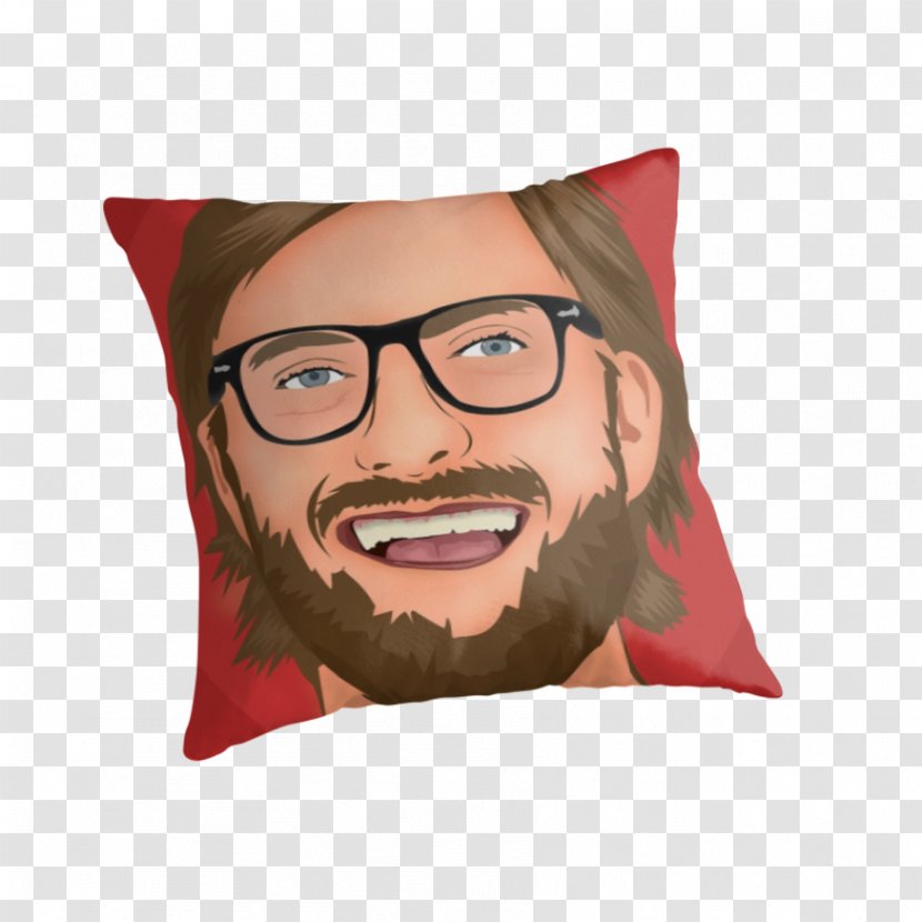 Jürgen Klopp Moustache Throw Pillows Glasses - Nose Transparent PNG