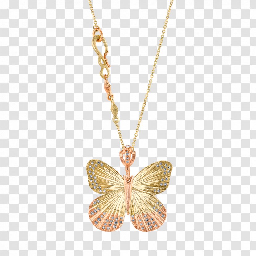 Butterfly Locket Necklace Charms & Pendants Jewellery - Insect Transparent PNG
