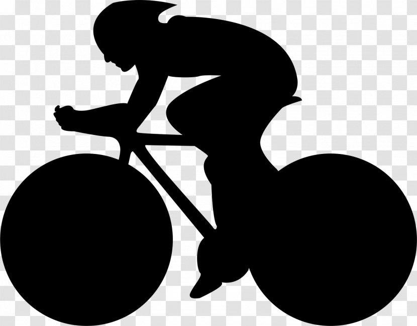 Cycling Bicycle BMX Racing Bike - Monochrome Photography - Silhouette Transparent PNG