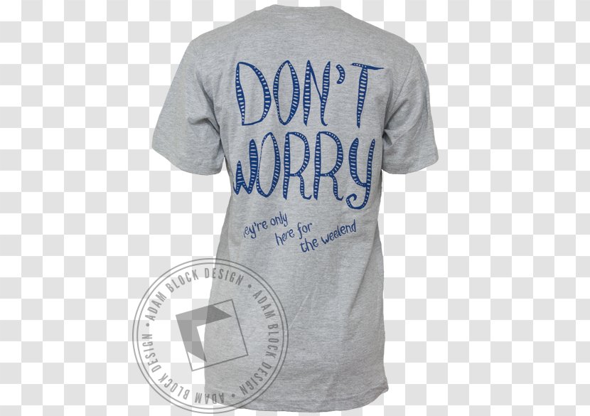 T-shirt Sleeve Logo Outerwear Font - Active Shirt - Dont Worry Transparent PNG