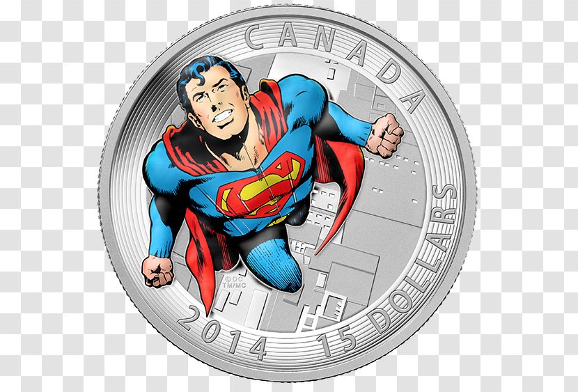 Superman Canada Silver Coin Comic Book - Batman V Dawn Of Justice Transparent PNG
