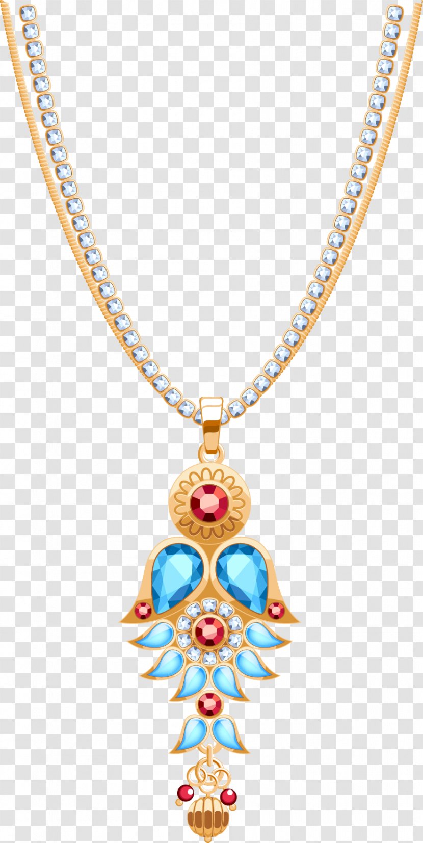 Necklace Jewellery Diamond Ring - Dazzling Jewelry Transparent PNG