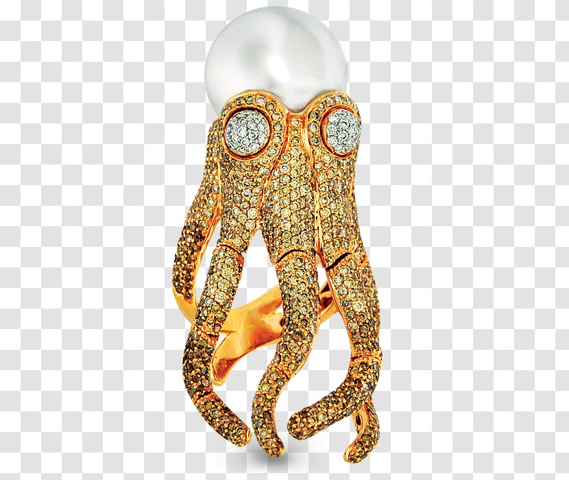 Jewellery Earring Gold Pearl - Fashion Accessory - Birdcage By Octopus Artis Transparent PNG