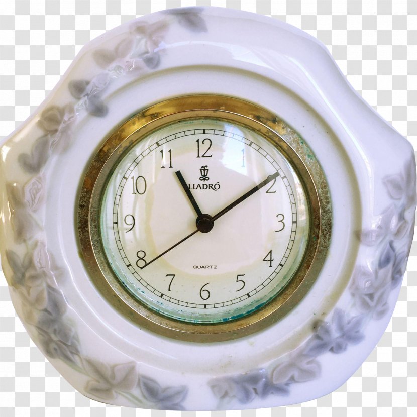 Alarm Clocks Lavender Porcelain Figurine - Clock - Looking In Mirror Painting Transparent PNG