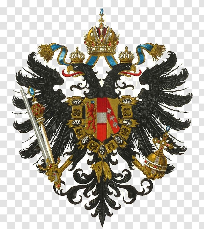 Austria-Hungary Austrian Empire Coat Of Arms Crest - English - Badge Transparent PNG