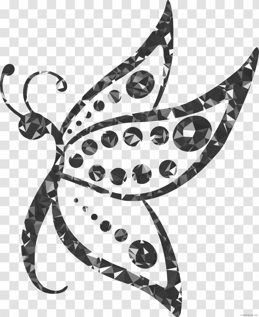 Butterfly Clip Art Silhouette Line Visual Arts - Monochrome Photography Transparent PNG