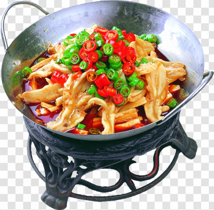 Lo Mein Chow Fried Noodles Chinese Yakisoba - Dish - Duck Feet Pot Transparent PNG