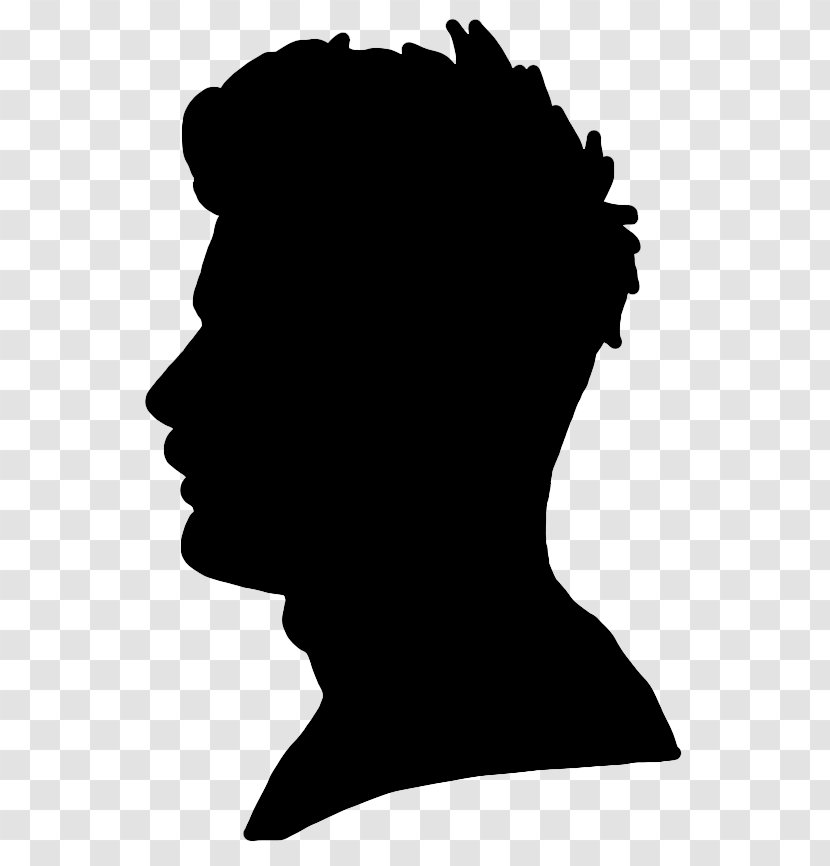 Silhouette Male Photography Clip Art - Cartoon - Curly Transparent PNG