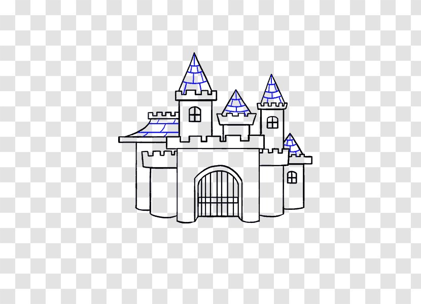 Drawing Castle Middle Ages Image Cartoon - Perpendicular Transparent PNG