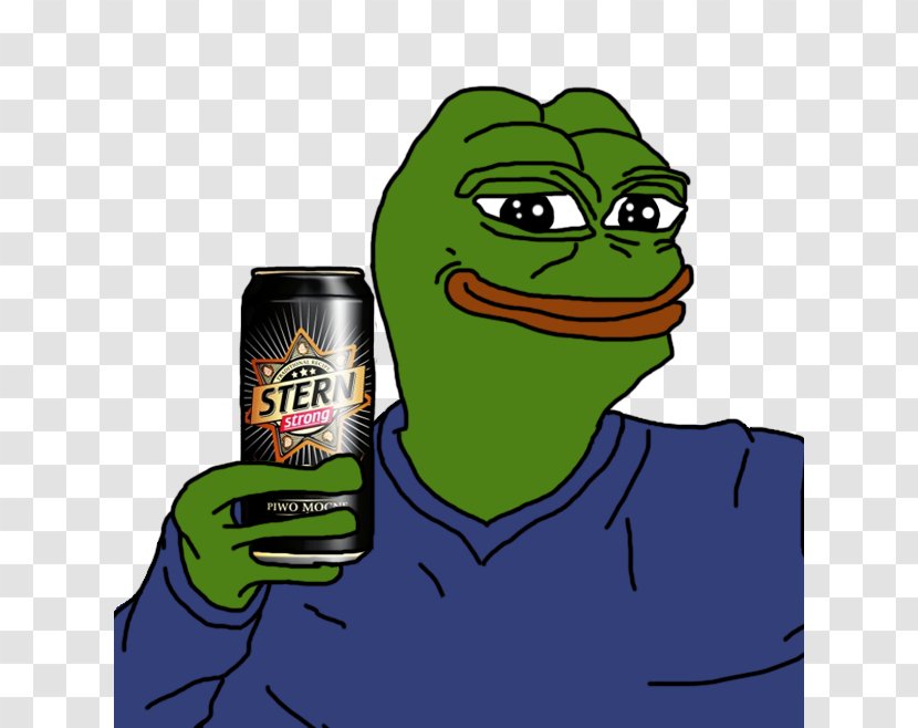 Beer Us Amphibian Pepe The Frog Transparent PNG