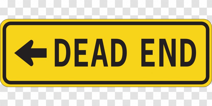 Traffic Sign Warning Dead End Clip Art - Yellow - Lines Transparent PNG