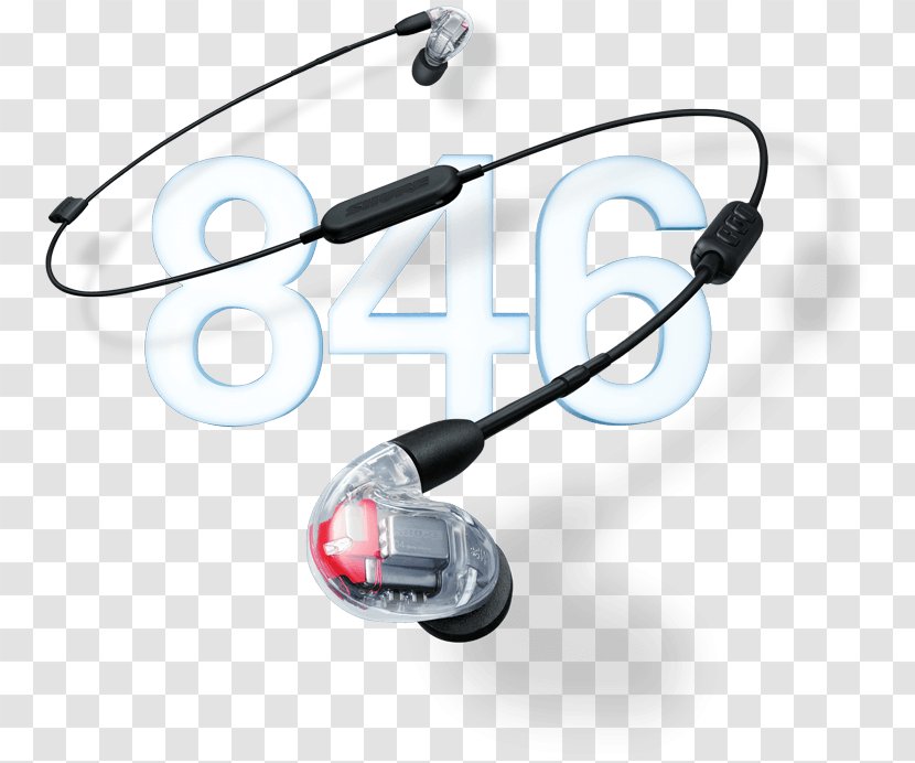 Microphone Noise-cancelling Headphones Shure Wireless Transparent PNG