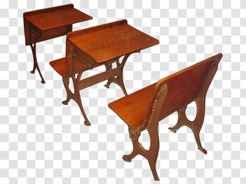 School Desk Table Antique Vintage - Small Dining Tables Extensions Transparent PNG