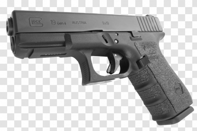 Talon Grips 111G Grip For Glock 19, 23, 25, 32, 38 (Generation 4) Medium Backstrap, Granulate, Black Gun Firearm - Pistol - Heat Blow Dryer Transparent PNG