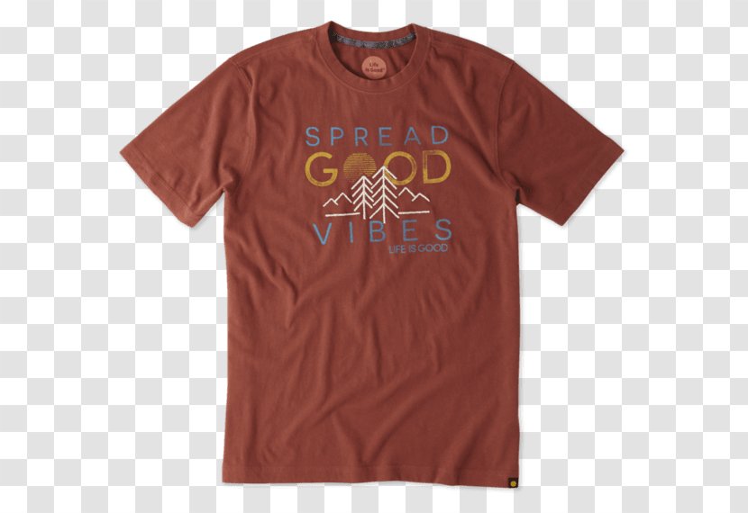 T-shirt Sleeve Logo Font - Brand - Good Vibe Transparent PNG