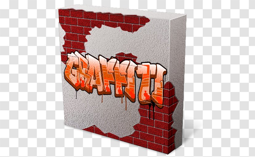 Street Art ICO Icon - Product Design - Red Brick Wall Transparent PNG