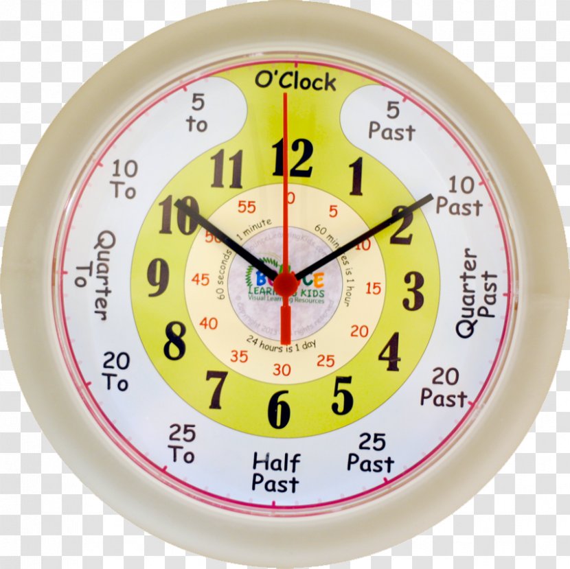 Time & Attendance Clocks Learning Pre-school Homeschooling - Classroom - Clock Transparent PNG