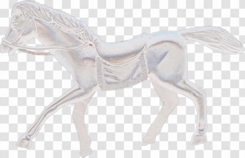 Ford Mustang Stallion Mane Figurine - Animal Figure - Beautiful Metal Horses Transparent PNG