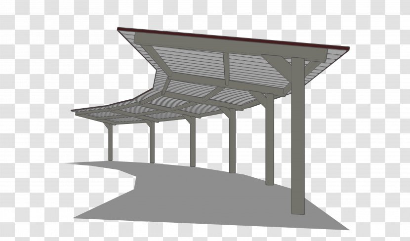Cantilever Architectural Engineering Roof Truss Shelter - Table Transparent PNG
