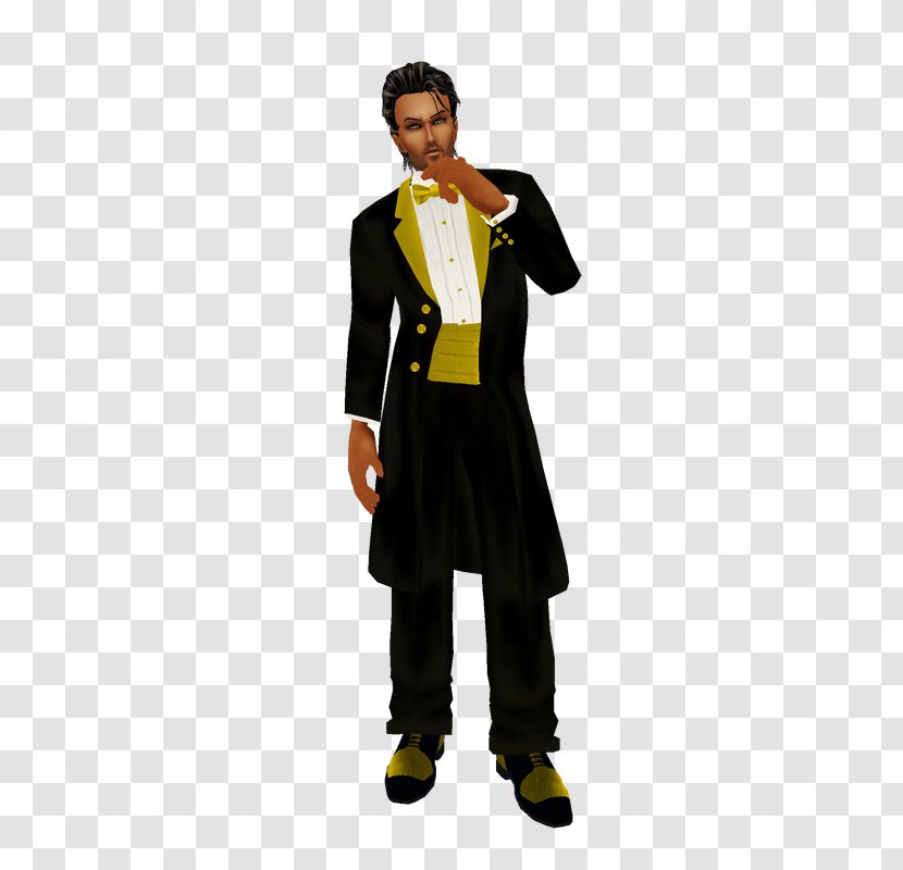 Tuxedo M. Costume Sleeve Outerwear - Tree - Male Avatar Transparent PNG