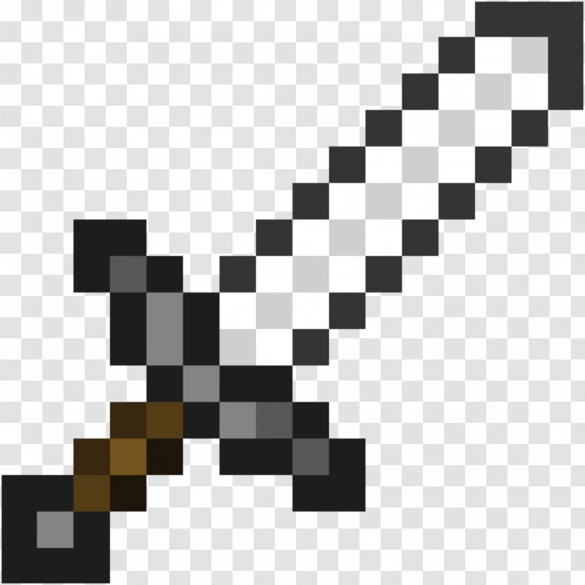 Minecraft Forge Sword Iron - Symbol - Paper Craft Transparent PNG