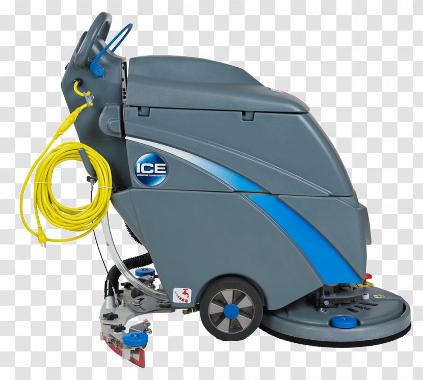 Floor Scrubber Vacuum Cleaner Machine - Electric Motor Transparent PNG