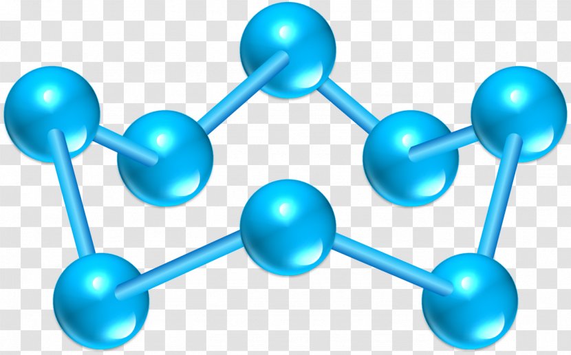 Crystal Structure Blue Color - Shades Transparent PNG