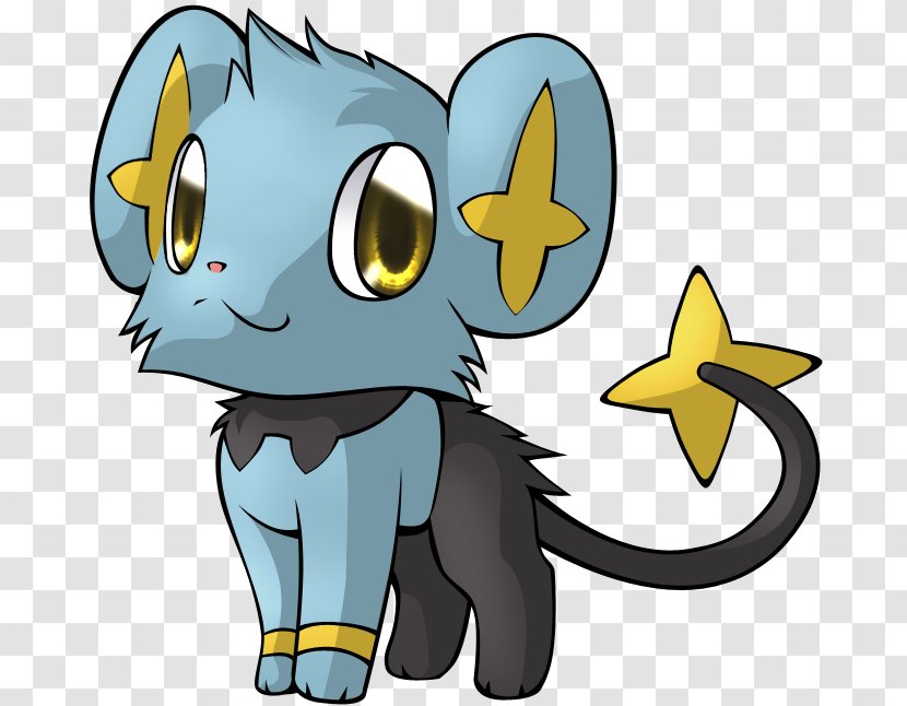 Cat Art Drawing Shinx - Small To Medium Sized Cats - Pokemon Transparent PNG