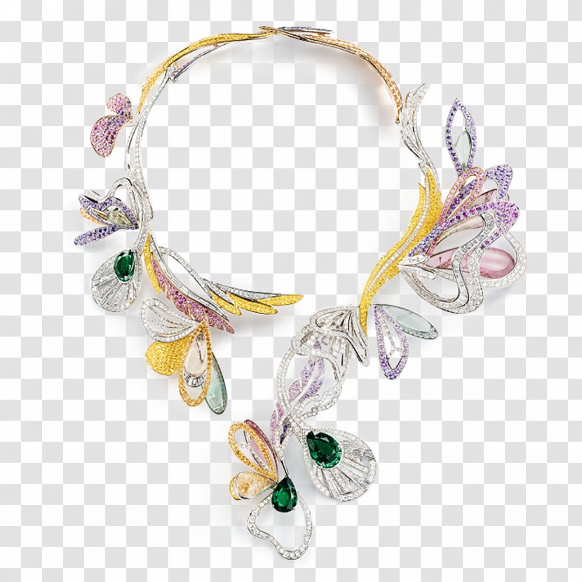 Necklace Gemstone Earring Jewellery Boucheron - Emerald Transparent PNG