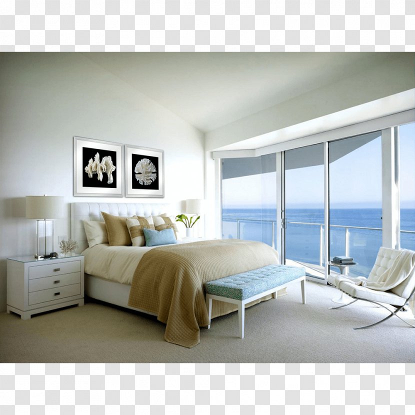 Beach House Bedroom Interior Design Services - Coral Collection Transparent PNG