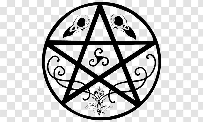 Five-pointed Star Pentagram Pentacle Evocation - Black And White - A Messy Dormitory Transparent PNG