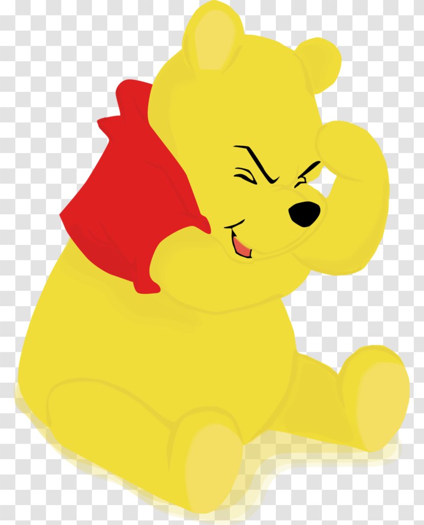 Winnie The Pooh Clip Art - Yellow Transparent PNG