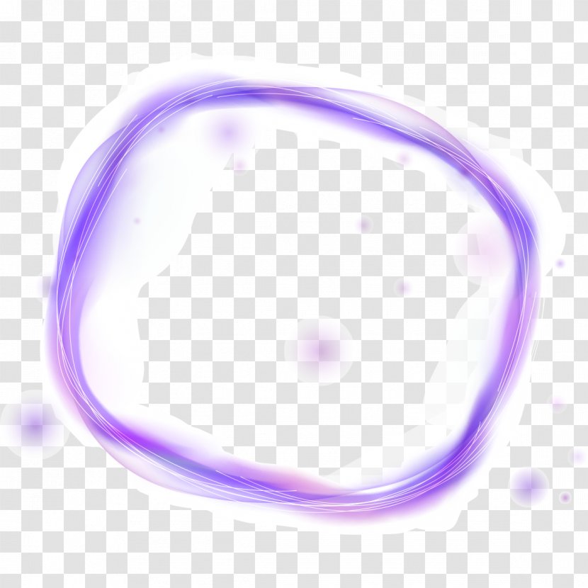 Purple Special Effects - Gratis - Round Frame Transparent PNG