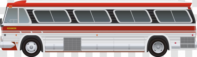 GM Buffalo Bus General Motors Vehicle - Commercial - Vector Painted Transparent PNG
