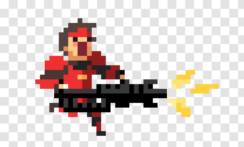 Super Time Force Pixel Warriors Art - Soldier Transparent PNG