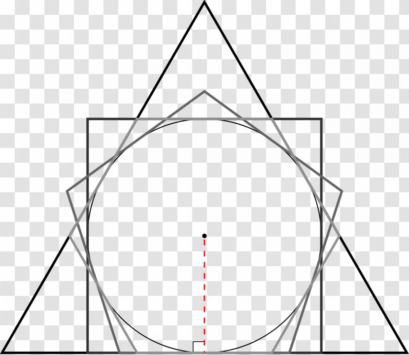 Apothem Triangle Geometry Regular Polygon - Parallel Transparent PNG