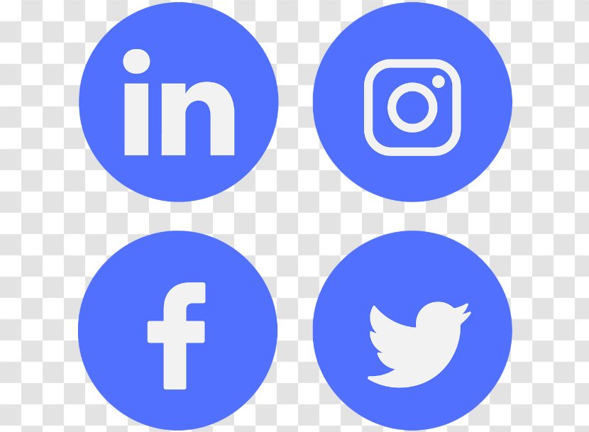 Clip Art Logo Image - Electric Blue - Instagram Social Media Transparent PNG