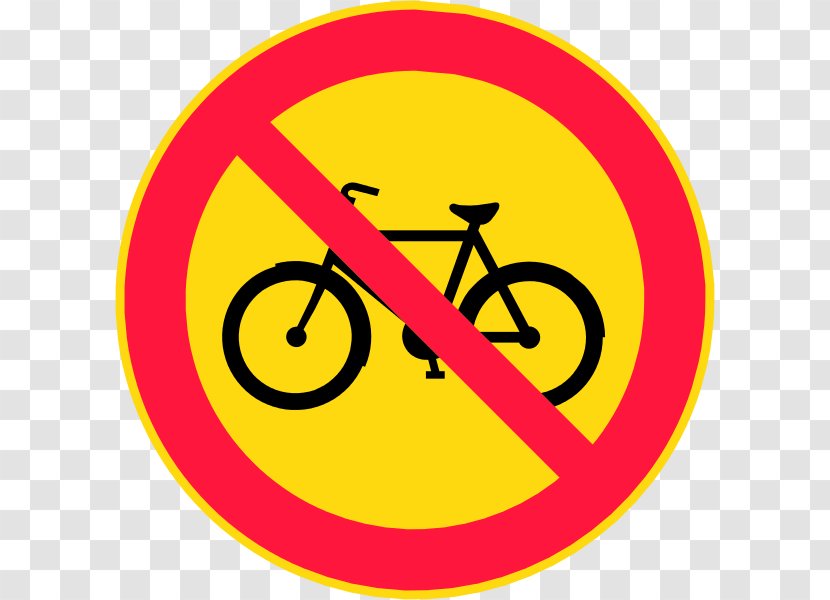 Traffic Sign Bicycle Warning Regulatory Transparent PNG