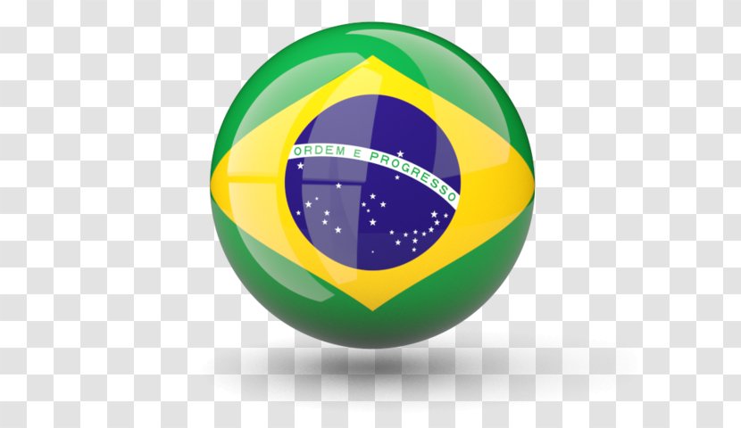 Flag Of Brazil Symbol - Yellow Transparent PNG
